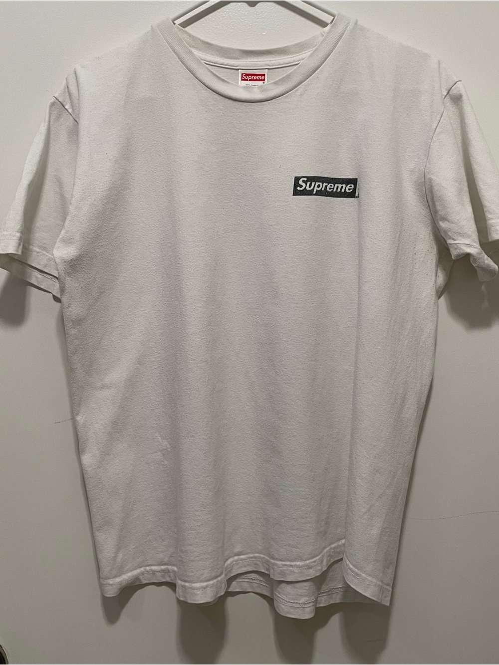 Supreme No More Sh*t White Tee FW20 Size M Skate Streetwear Logos T-Shirt